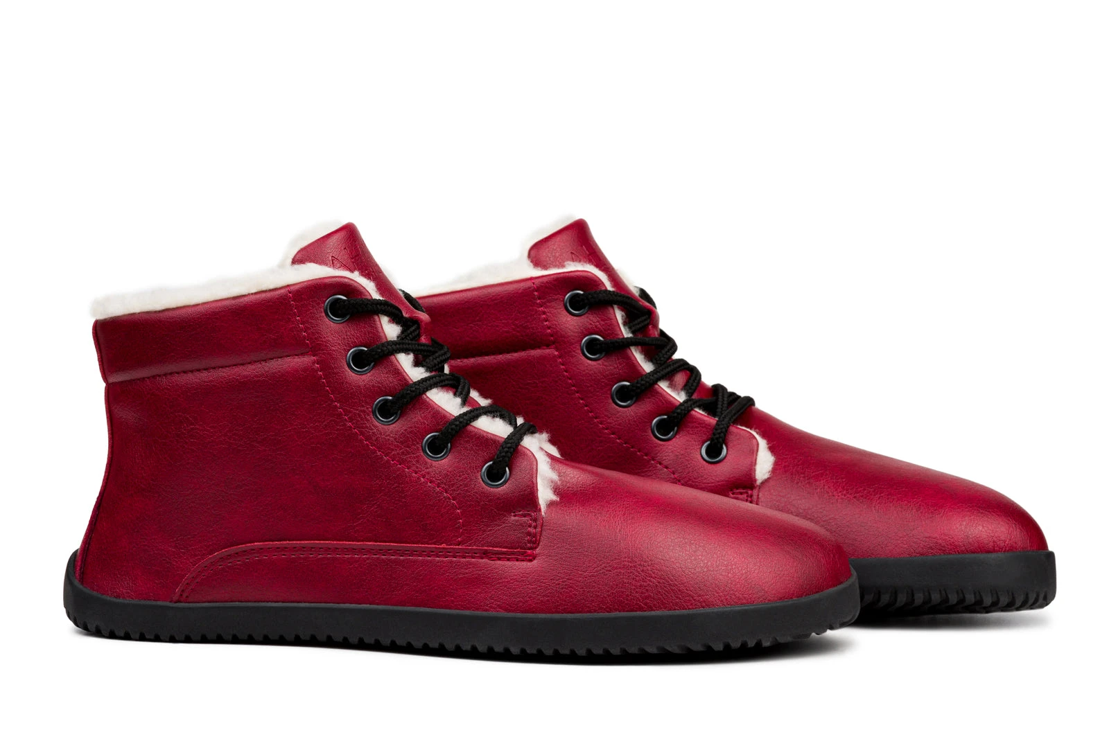 Ботинки Ahinsa Sundara Winter Ankle Barefoot — бордовый, фото 2