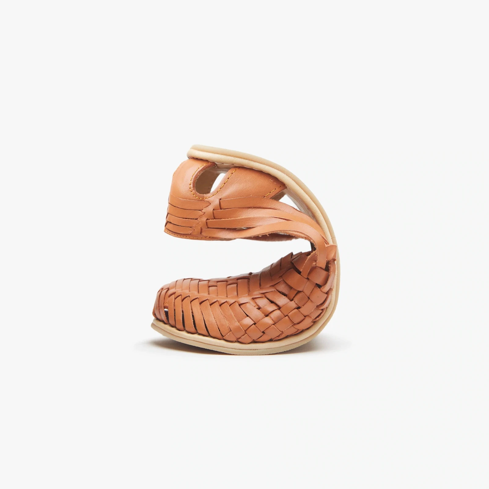 Босоногие сандалии Origo Huarache Slip-On Wide by Anya — ириска, фото 5