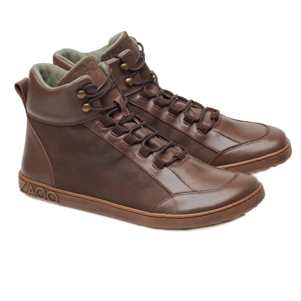 Мужские ботинки ZAQQ WALQER Brown (коричневый цвет)