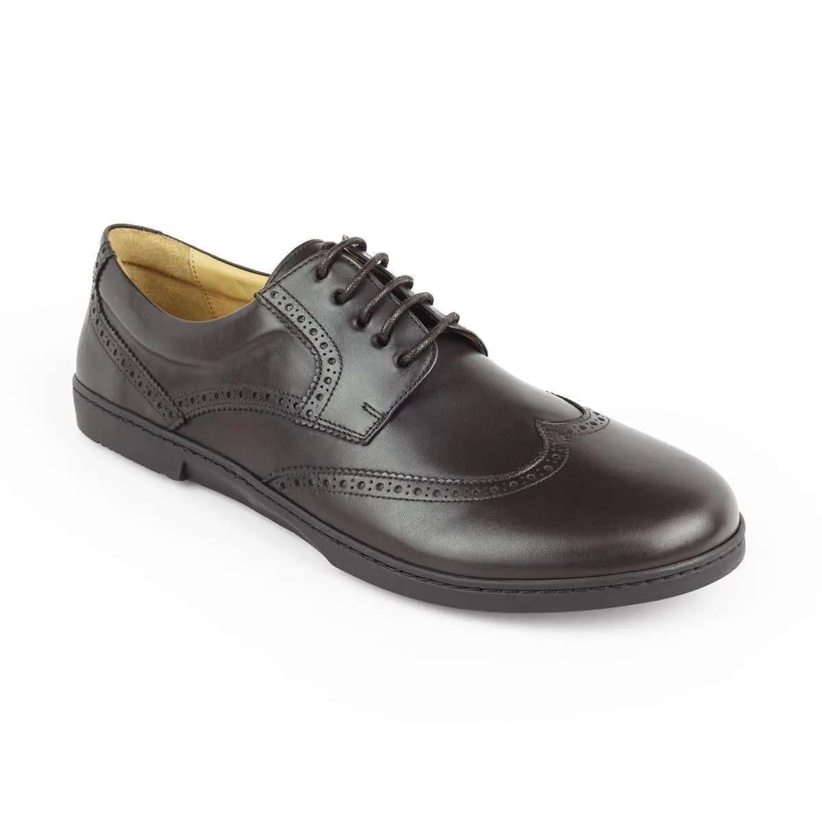 Мужские туфли ZAQQ BRIQ Brogue Dark Brown (тёмно-коричневый цвет), фото 3