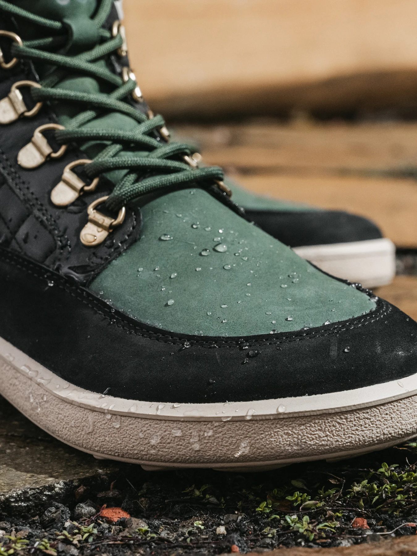 Босоногие ботинки Be Lenka Olivia - чёрный и тёмно-зелёный, фото 4