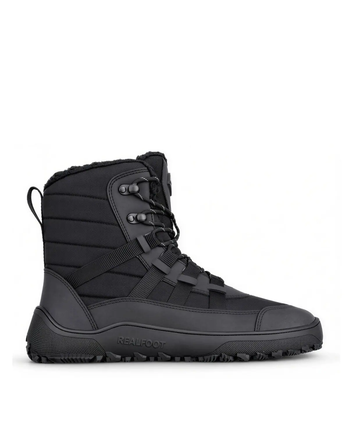 Босоногие ботинки Realfoot Highlander 2.0 Vegan Black — фото 1 из 7
