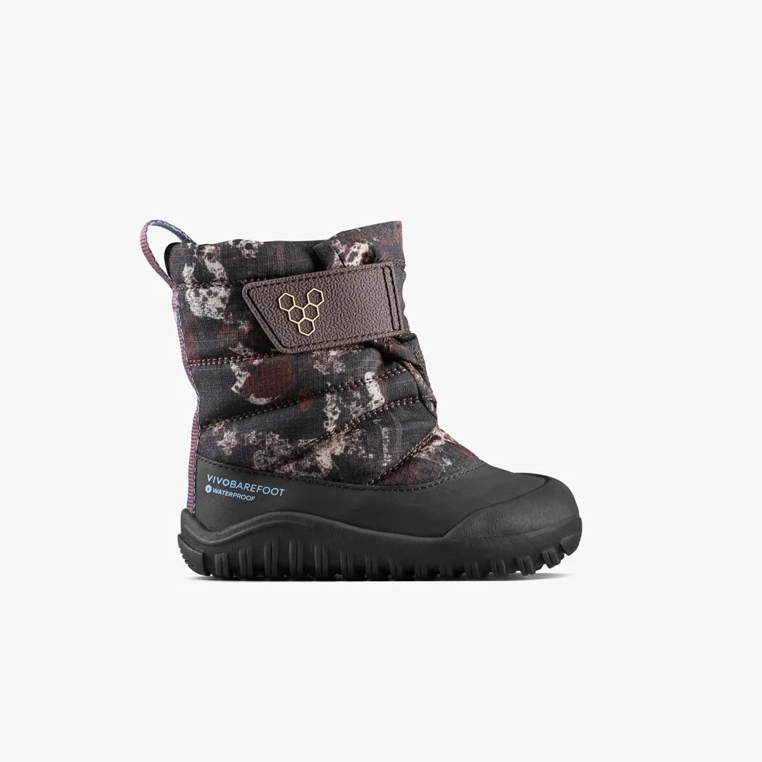 Ботинки Vivobarefoot Tracker Boot AT — для малышей, серо-коричневый с узором