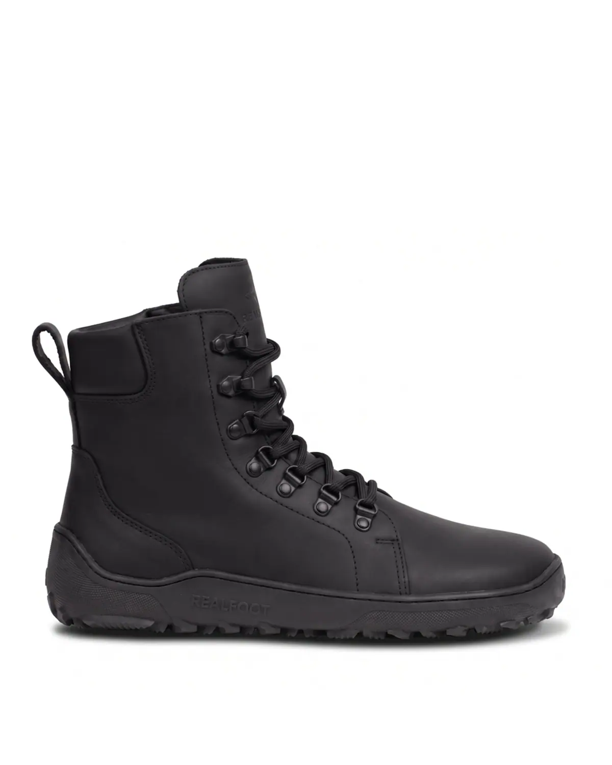 Босоногие ботинки Realfoot Farmer Winter TerrainGrip Black — фото 1 из 9