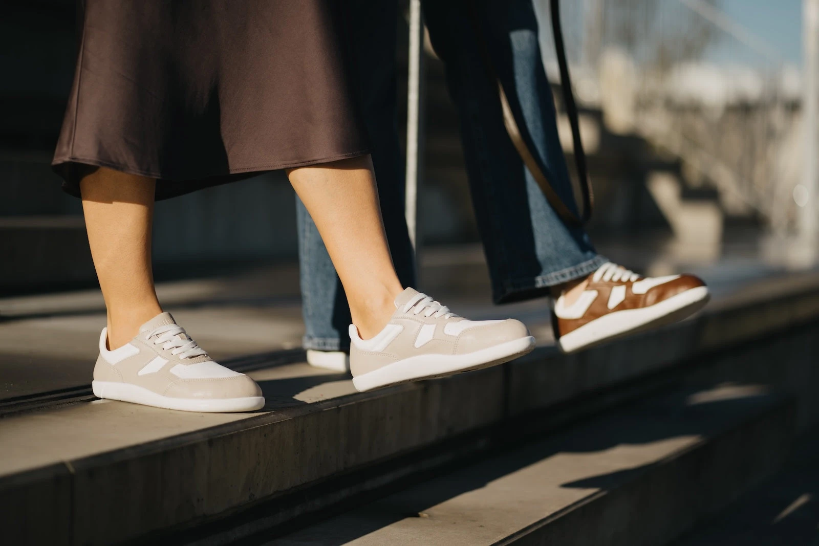 Кроссовки Ahinsa Yuva Barefoot — бежевый и белый, фото 14