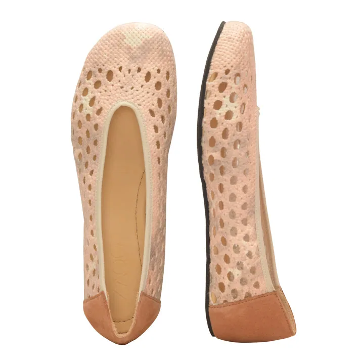 Женские балетки ZAQQ TWIST Nude, фото 3