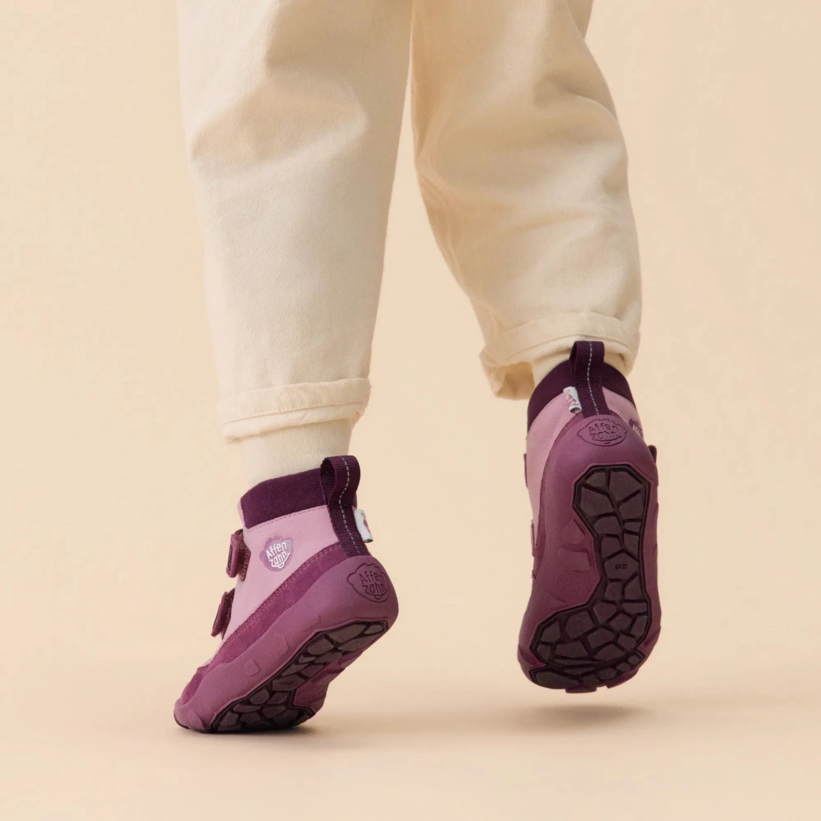 Полуботинки Affenzahn Friendy Выдра — розовый, фото 3