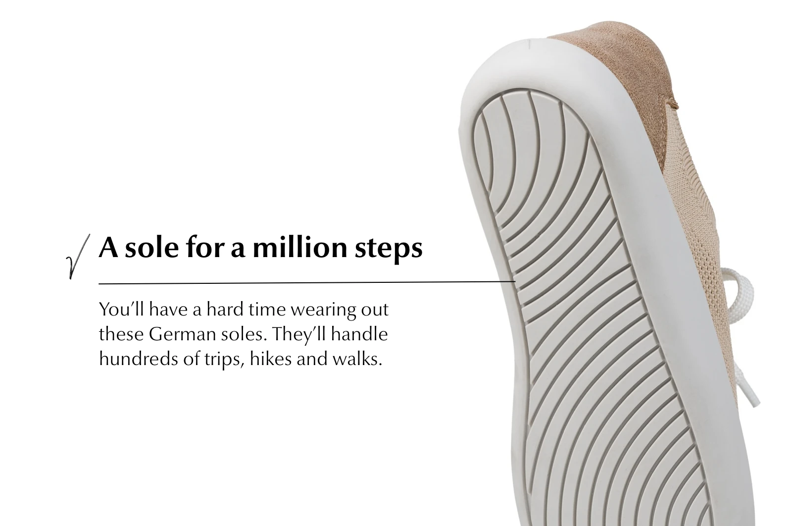 Кроссовки Ahinsa Softy Knit Barefoot — бежевый, фото 4
