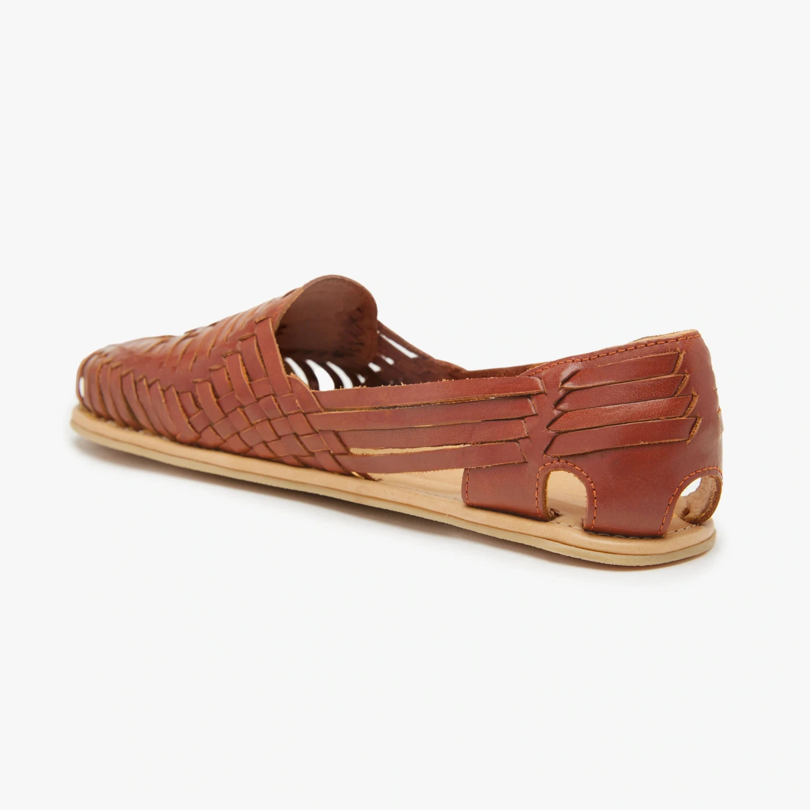 Босоногие сандалии Origo Huarache Slip-On Wide by Anya — корица, фото 7