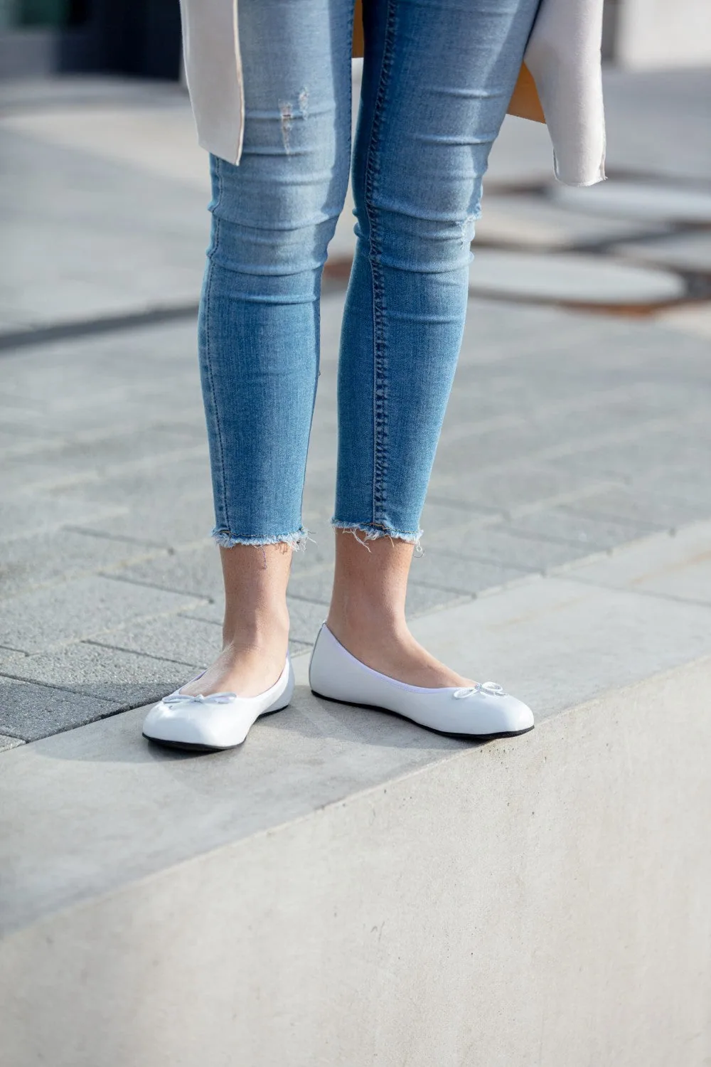 Женские балетки ZAQQ LOOQ White, фото 6