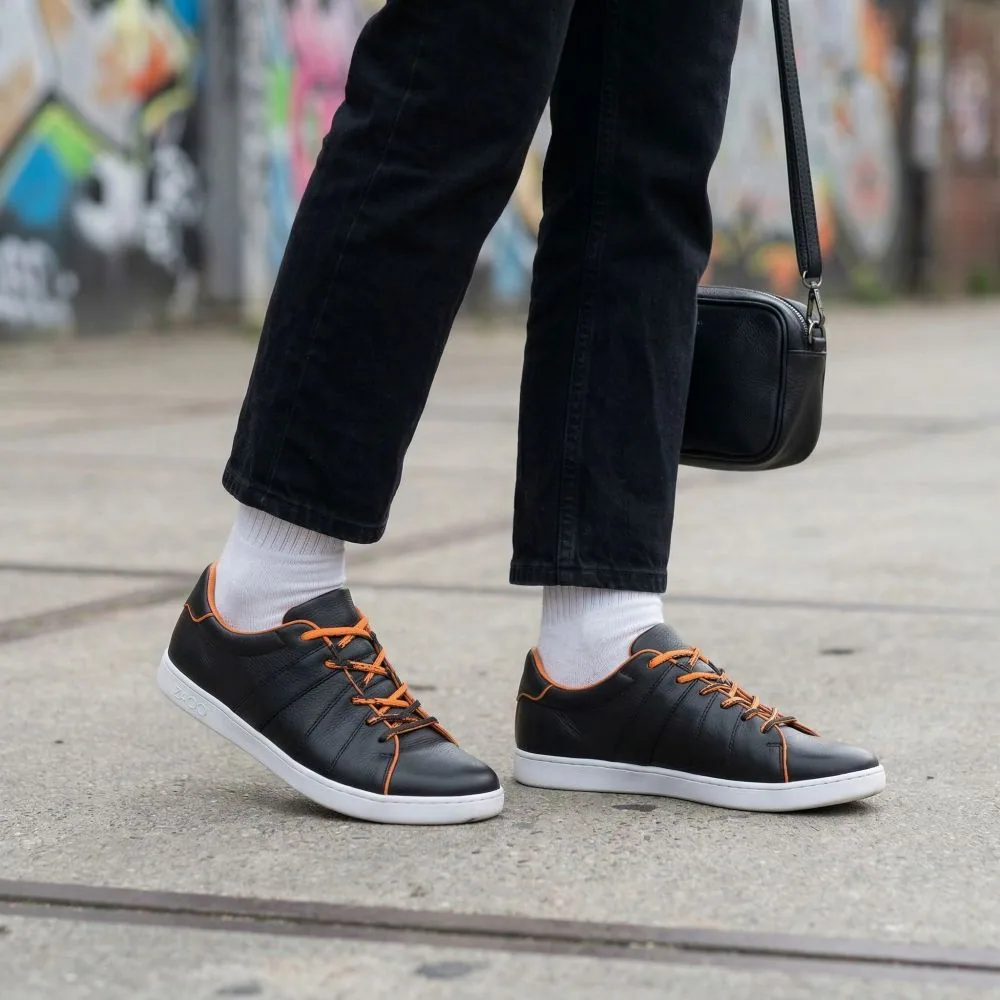 Кроссовки для женщин и мужчин ZAQQ QQQ Low Black Orange (оранжевый цвет), фото 13