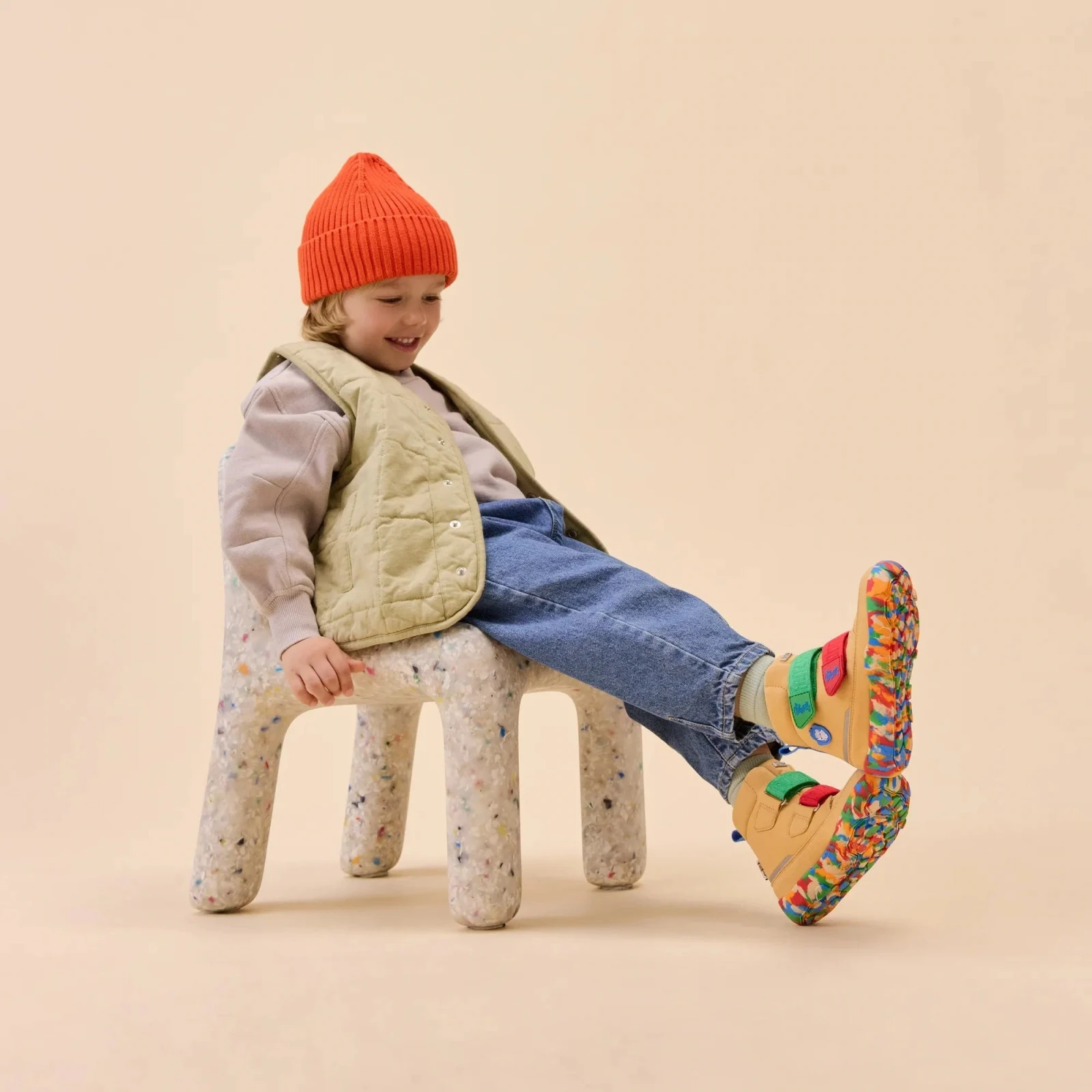 Зимние ботинки Affenzahn Comfy 10 лет Affenzahn — бежевый, фото 2