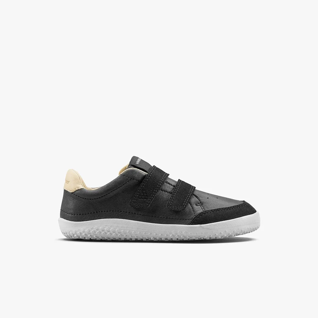 Кроссовки Vivobarefoot Gobi Sneaker — детская модель, чёрный