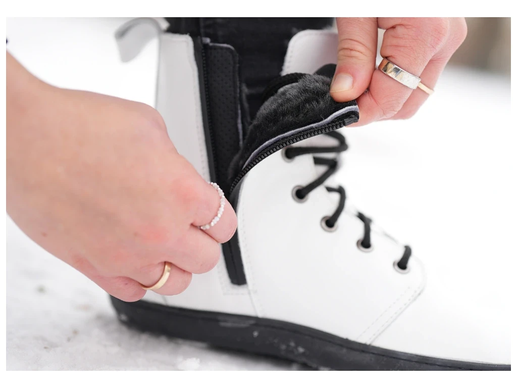 Ботинки Aylla Chiri (женские) — бело-чёрный, фото 7