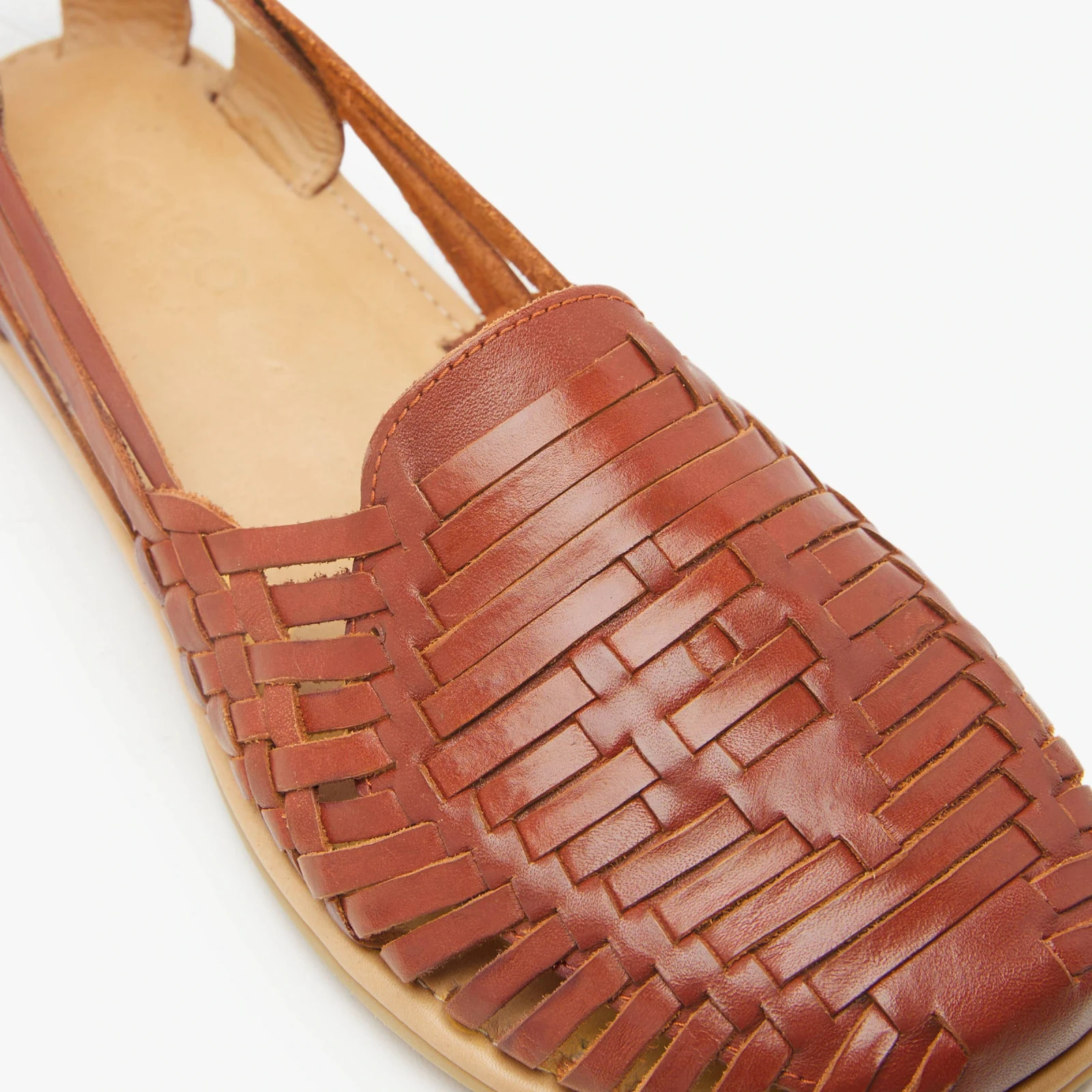Босоногие сандалии Origo Huarache Slip-On Wide by Anya — корица, фото 2