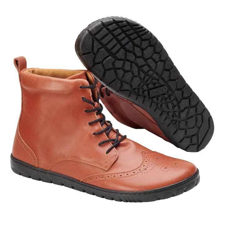Ботинки для женщин и мужчин ZAQQ QUINTIC Brogue Cognac (коньячный цвет), фото 2