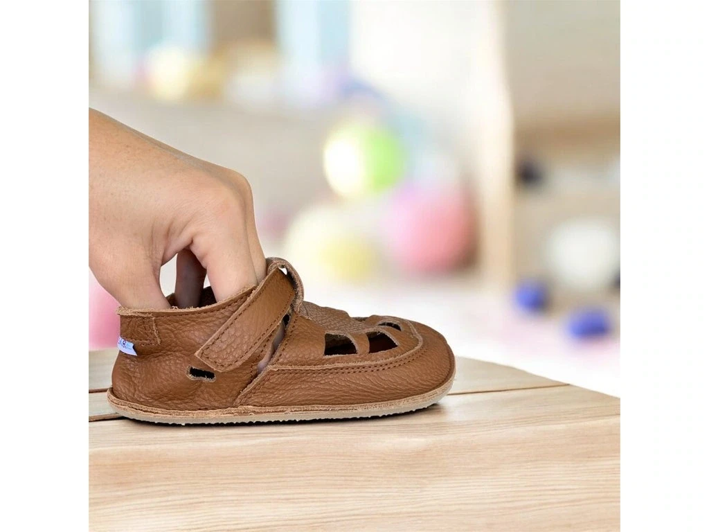 Сандалии Baby Bare Summer Perforation — коричневый (детские)
