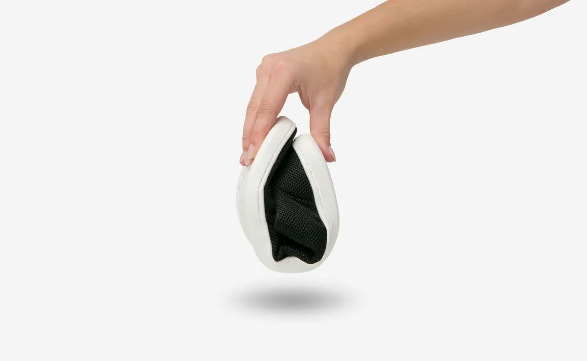 Босоногие кроссовки Feelgrounds Original Mesh — чёрный и белый, фото 4