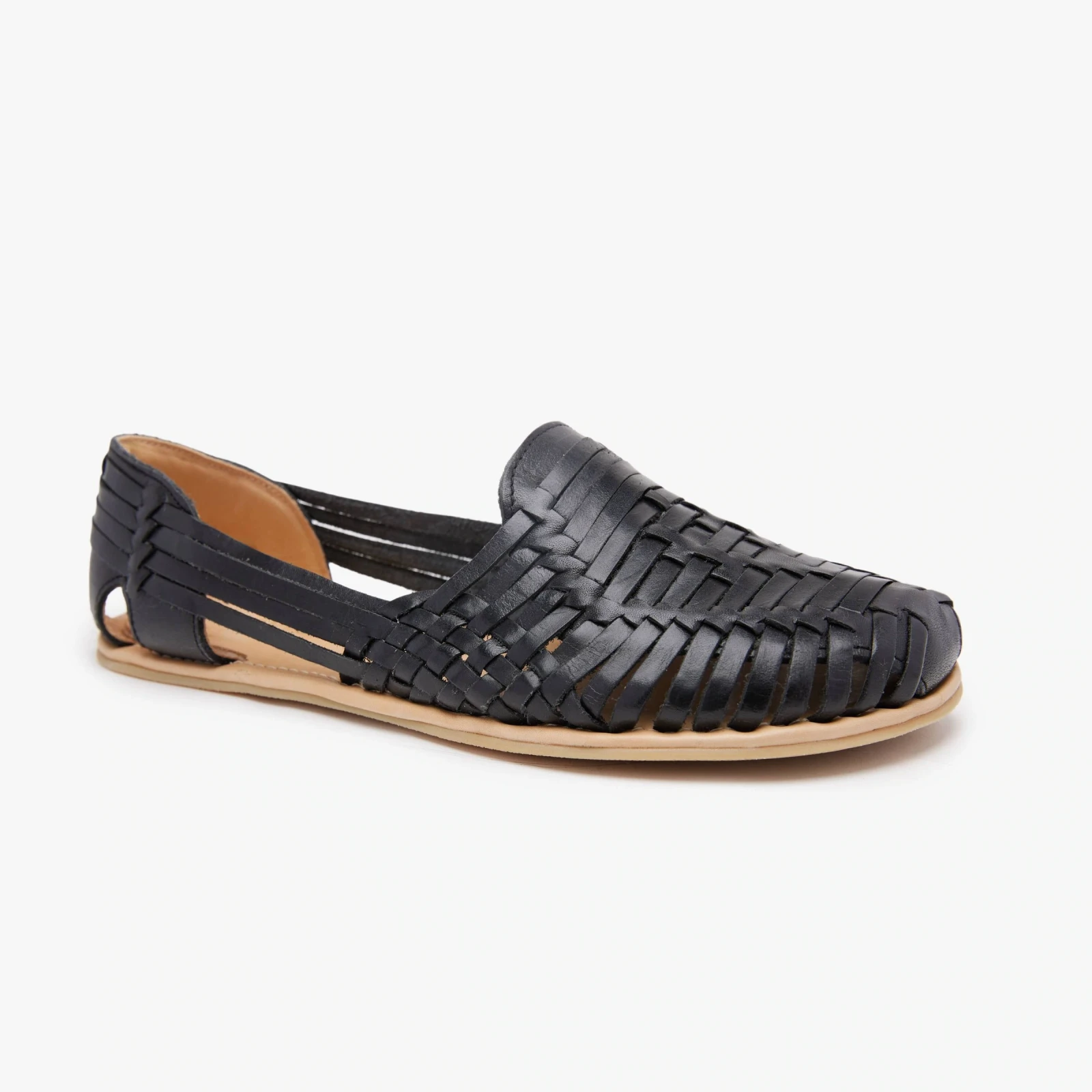 Босоногие сандалии Origo Huarache Slip-On Wide by Anya — чёрный — фото 1 из 7