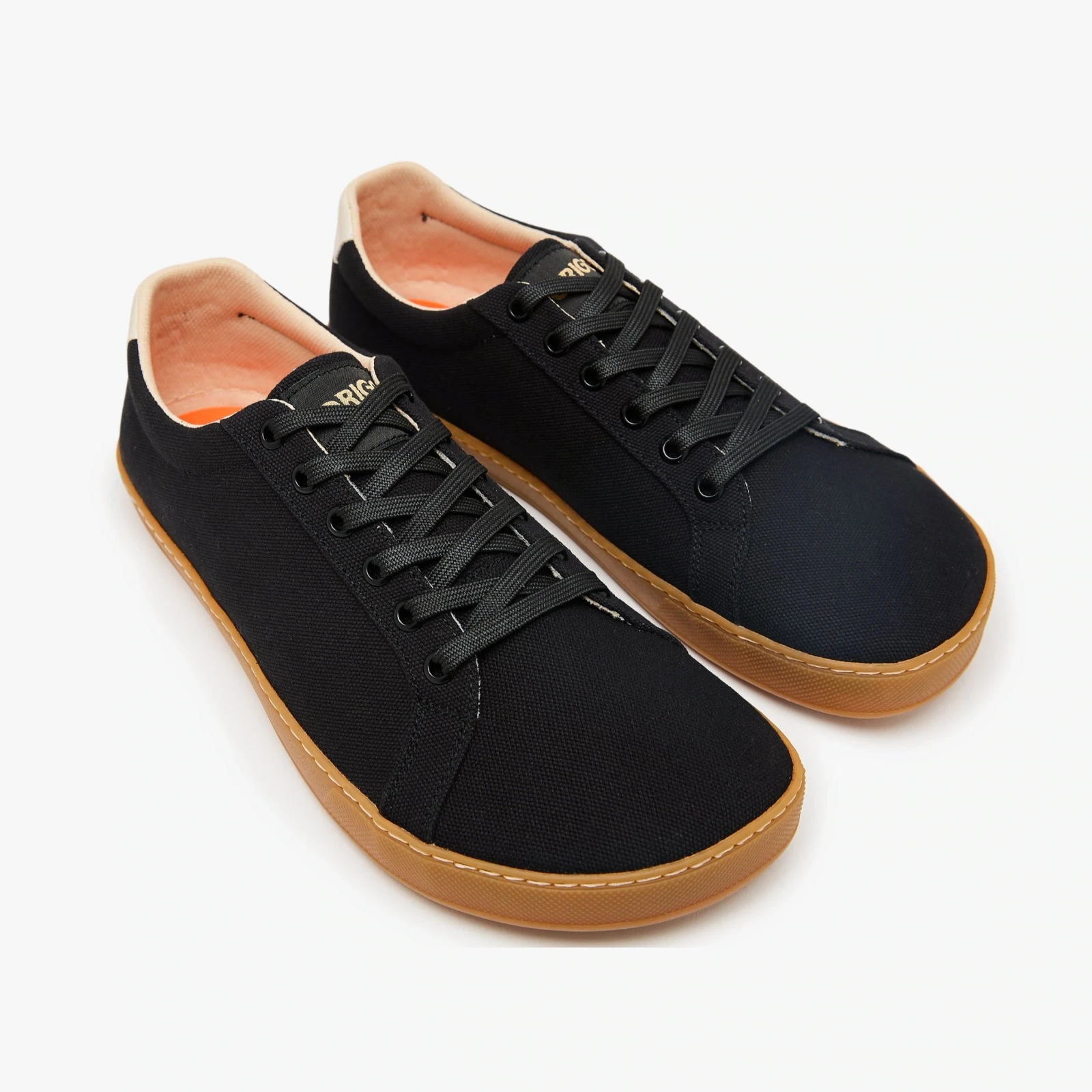 Босоногие кеды Origo Everyday Sneaker Gen 4 — чёрный с янтарной подошвой, фото 2