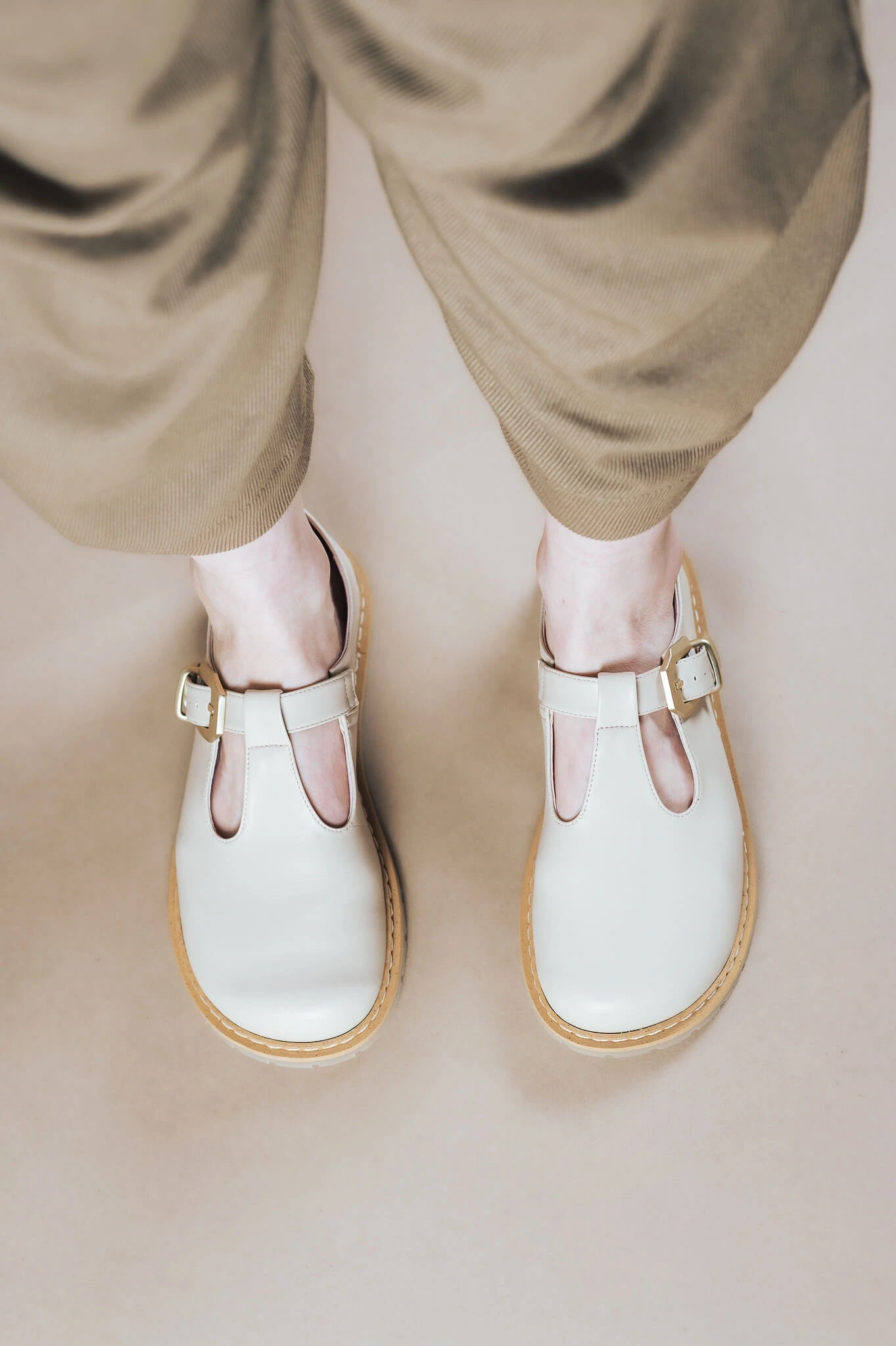 Босоногие туфли Sambas the bambas Alma — кремовые, фото 2